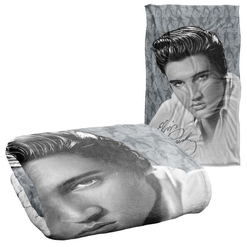 Trevco Elvis Presley Moves Silky Touch Super Soft Throw Blanket 36" x 58" - Image 1
